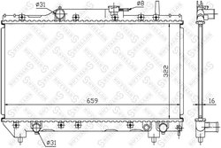 RADIATOR RACIRE MOTOR STELLOX 10-25061-SX - Compatibil cu HONDA, TOYOTA