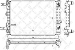 RADIATOR RACIRE MOTOR STELLOX 10-25063-SX - Compatibil cu AUDI, SKODA, VW