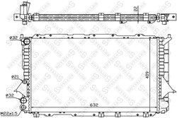 Radiator racire motor Stellox 10-25081-SX
