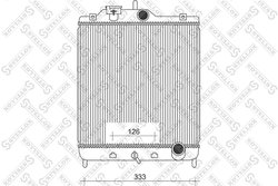 Radiator racire motor Stellox 10-25089-SX