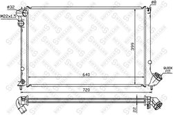 Radiator racire motor Stellox 10-25105-SX