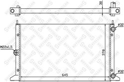 RADIATOR RACIRE MOTOR STELLOX 10-25107-SX - Compatibil cu FORD, SEAT, VW