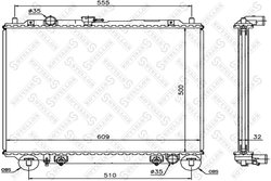 Radiator racire motor Stellox 10-25118-SX