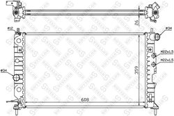Radiator racire motor Stellox 10-25124-SX