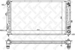 Radiator racire motor Stellox 10-25139-SX
