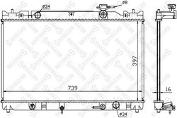 RADIATOR RACIRE MOTOR STELLOX 10-25149-SX - Compatibil cu TOYOTA