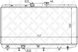 RADIATOR RACIRE MOTOR STELLOX 10-25156-SX - Compatibil cu TOYOTA