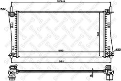 Radiator racire motor Stellox 10-25157-SX