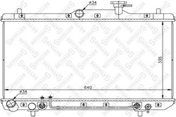 RADIATOR RACIRE MOTOR STELLOX 10-25162-SX - Compatibil cu HYUNDAI