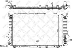 Radiator racire motor Stellox 10-25181-SX