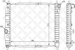 RADIATOR RACIRE MOTOR STELLOX 10-25193-SX - Compatibil cu CHEVROLET, DAEWOO