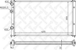 RADIATOR RACIRE MOTOR STELLOX 10-25199-SX - Compatibil cu SEAT, VW