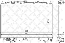 RADIATOR RACIRE MOTOR STELLOX 10-25258-SX - Compatibil cu MITSUBISHI