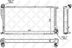 RADIATOR RACIRE MOTOR STELLOX 10-25296-SX - Compatibil cu BMW