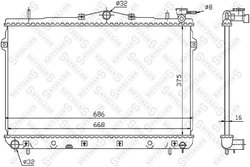 RADIATOR RACIRE MOTOR STELLOX 10-25304-SX - Compatibil cu HYUNDAI