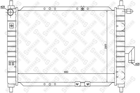 Radiator racire motor Stellox 10-25330-SX