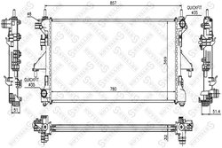 Radiator racire motor Stellox 10-25355-SX