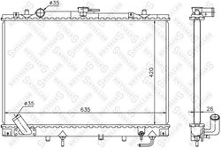 RADIATOR RACIRE MOTOR STELLOX 10-25398-SX - Compatibil cu MITSUBISHI