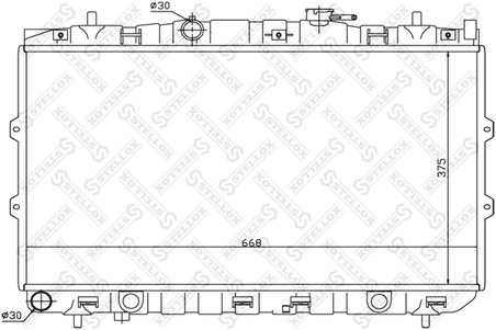Radiator racire motor Stellox 10-25467-SX