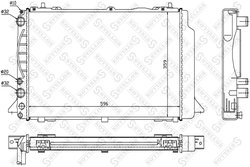 Radiator racire motor Stellox 10-25536-SX