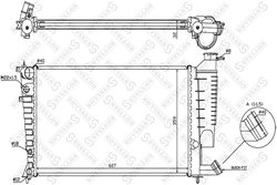 Radiator racire motor Stellox 10-25656-SX