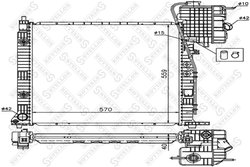 RADIATOR RACIRE MOTOR STELLOX 10-25873-SX - Compatibil cu MERCEDES-BENZ