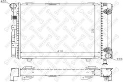 Radiator racire motor Stellox 10-25890-SX