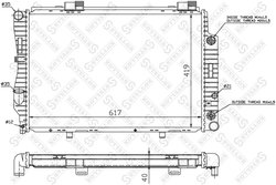 RADIATOR RACIRE MOTOR STELLOX 10-25915-SX - Compatibil cu MERCEDES-BENZ