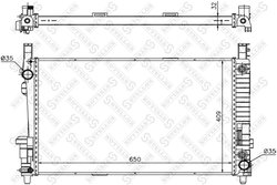 Radiator racire motor Stellox 10-25936-SX