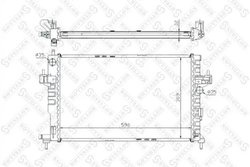 RADIATOR RACIRE MOTOR STELLOX 10-25967-SX - Compatibil cu CHEVROLET, OPEL