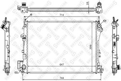 Radiator racire motor Stellox 10-26002-SX