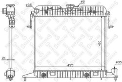 Radiator racire motor Stellox 10-26005-SX
