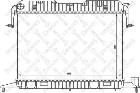 Radiator racire motor Stellox 10-26006-SX