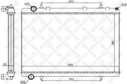 Radiator racire motor Stellox 10-26121-SX