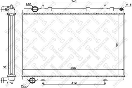 Radiator racire motor Stellox 10-26121-SX