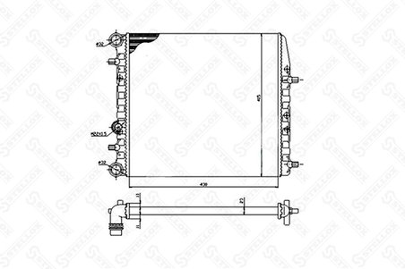 Radiator racire motor Stellox 10-26241-SX