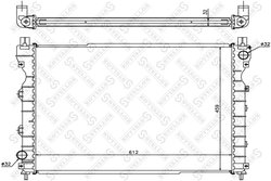 RADIATOR RACIRE MOTOR STELLOX 10-26283-SX - Compatibil cu LAND ROVER