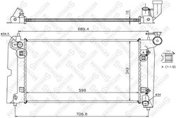 Radiator racire motor Stellox 10-26309-SX