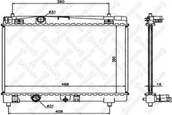 Radiator racire motor Stellox 10-26321-SX