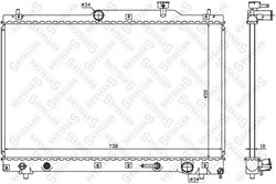 RADIATOR RACIRE MOTOR STELLOX 10-26315-SX - Compatibil cu TOYOTA
