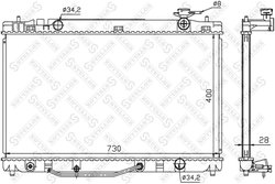 Radiator racire motor Stellox 10-26332-SX
