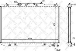 Radiator racire motor Stellox 10-26386-SX