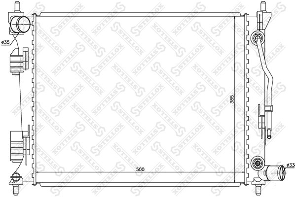 Radiator racire motor Stellox 10-26518-SX