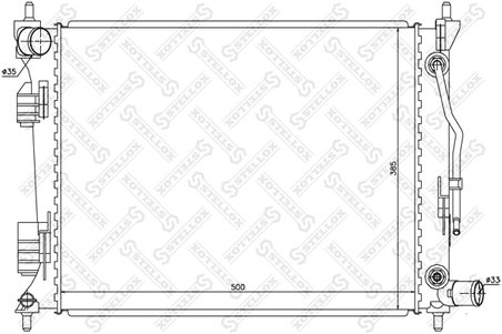 Radiator racire motor Stellox 10-26518-SX