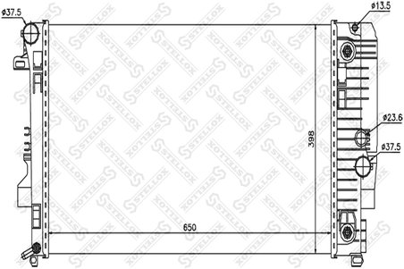 Radiator racire motor Stellox 10-26560-SX