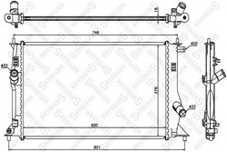 Radiator racire motor Stellox 10-26698-SX