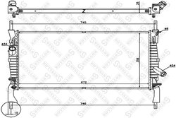 Radiator racire motor Stellox 10-26751-SX