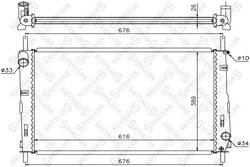 Radiator racire motor Stellox 10-26759-SX