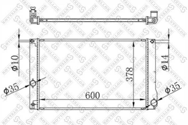 RADIATOR RACIRE MOTOR STELLOX 10-26780-SX - Piesa auto compatibila cu mai multe marci