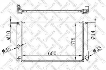 RADIATOR RACIRE MOTOR STELLOX 10-26780-SX - Piesa auto compatibila cu mai multe marci